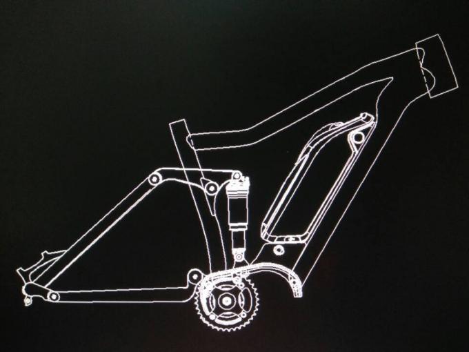 بوست 27.5er إطار الدراجة الكهربائية بـ Bafang 1000w معلق سبيكة الألومنيوم Mtb E-Bike 0