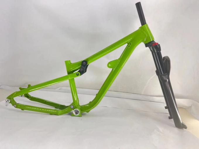 26ر جونيور كامل تعليق دراجة جبلية إطار XC / Trail Softtail Mtb دراجة 13.5 بوصة 0